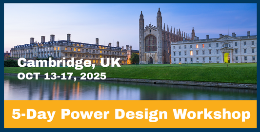 5-Day Workshop: OCT 13-17, 2025 in Cambridge, UK