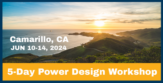 5-Day Workshop: JUN 2-6, 2025 in Camarillo, CA